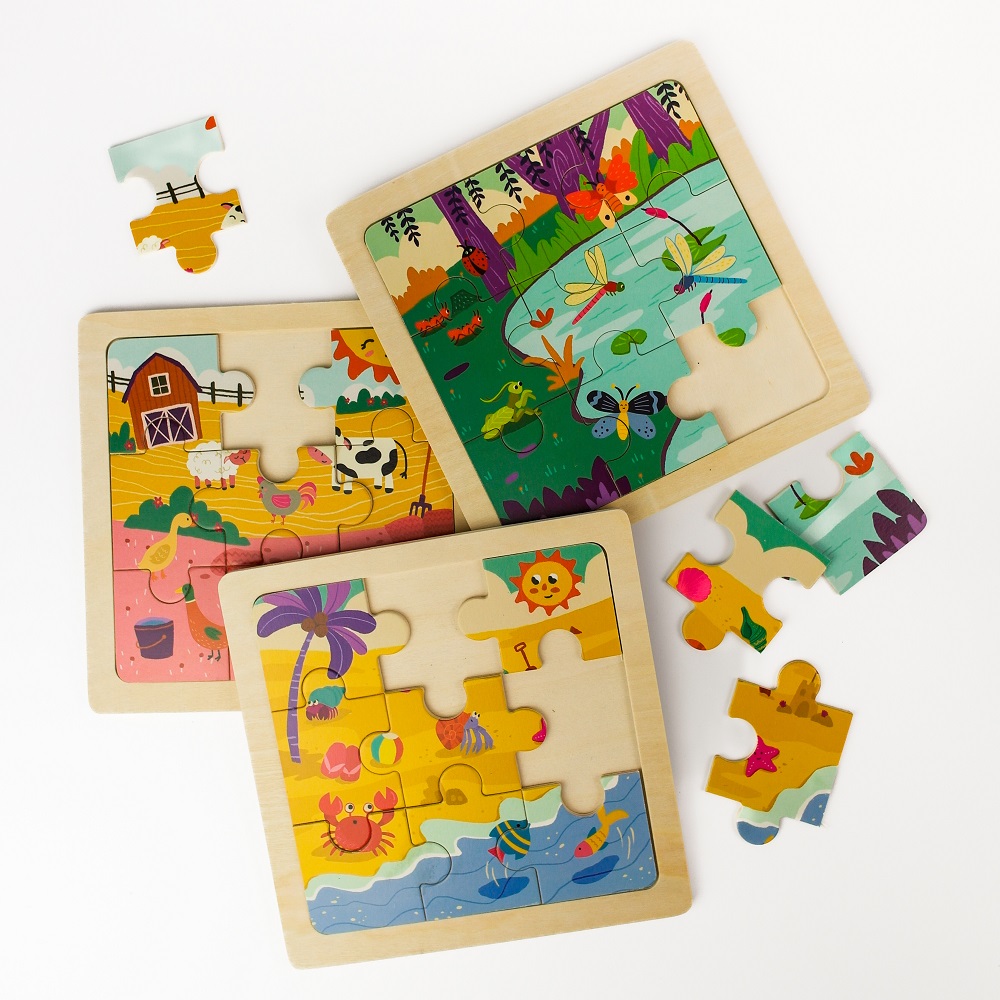 Children's Exploration Wooden Puzzle